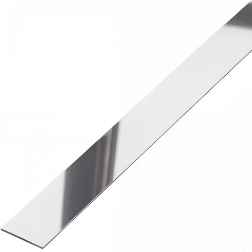 Platbanda crom lucios, 15x2700x0.6 mm, inox, profil decorativ