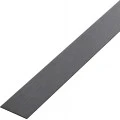 Platbanda negru periat, 20x2700x0.6 mm, inox, profil decorativ