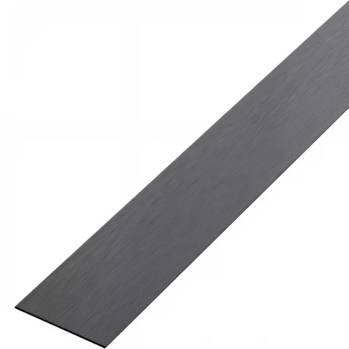 Platbanda negru periat, 30x2700x0.6 mm, inox, profil decorativ