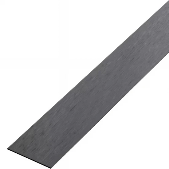 Platbanda negru periat, 30x2700x0.6 mm, inox, profil decorativ