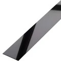 Platbanda negru oglinda, 30x2700x0.6 mm, inox, profil decorativ