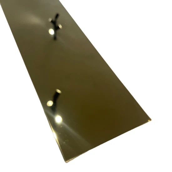 Platbanda inox auriu lucios 70 mm x 0.6 mm x 2700 mm Platbanda inox auriu lucios 70 mm x 0.6 mm x 2700 mm
