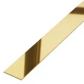 Platbanda Inox Auriu Lucios 25 mm X 2700 mm X 0.6 mm