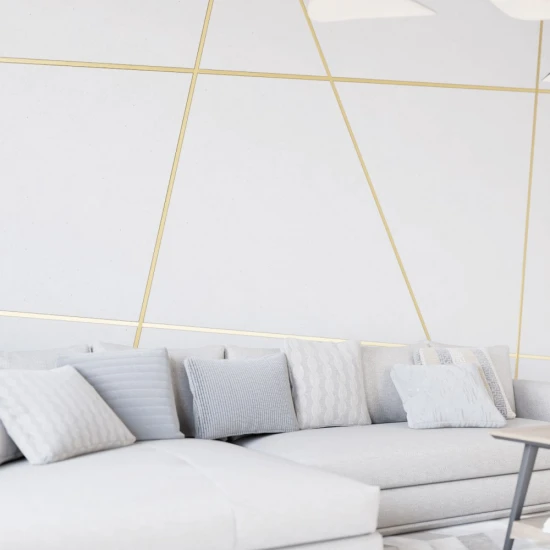 Platbanda inox auriu brush 100 mm x 0.6 mm x 2700 mm