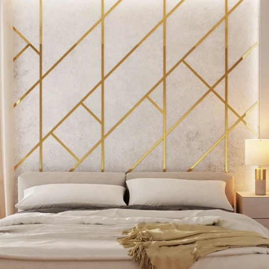 Platbanda inox auriu lucios 150 mm x 0.6 mm x 2700 mm