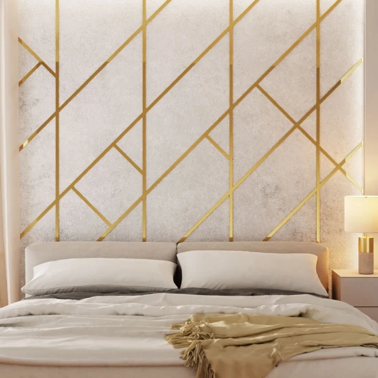 Platbanda inox auriu lucios 15 mm x 0.6 mm x 2700 mm