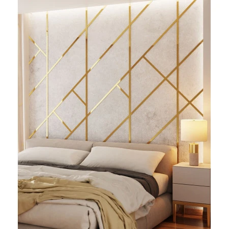 Platbanda inox auriu lucios 15 mm x 0.6 mm x 2700 mm