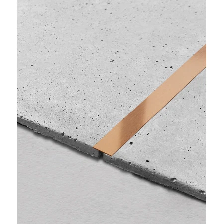 Platbanda inox, cupru periat, 20 mm x 0.6 mm x 2700 mm