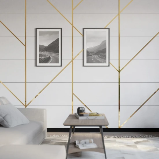 Platbanda inox aurie lucioasa 200 mm x 0.6 mm x 2700 mm