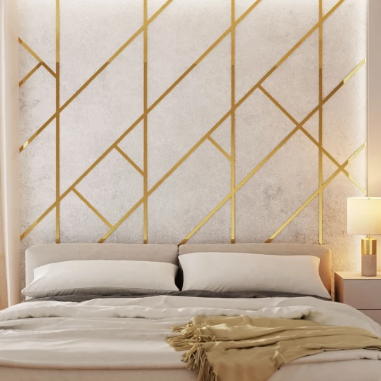 Platbanda inox aurie lucioasa 200 mm x 0.6 mm x 2700 mm