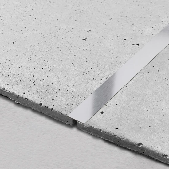 Platbanda inox crom periat 20 mm x 2700 mm x 0.6 mm, profil decorativ