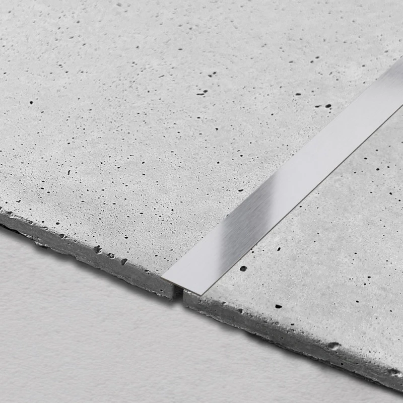 Platbanda inox crom periat 20 mm x 2700 mm x 0.6 mm, profil decorativ