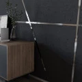 Platbanda inox crom lucios 20 mm x 2700 mm x 0.6 mm, profil decorativ