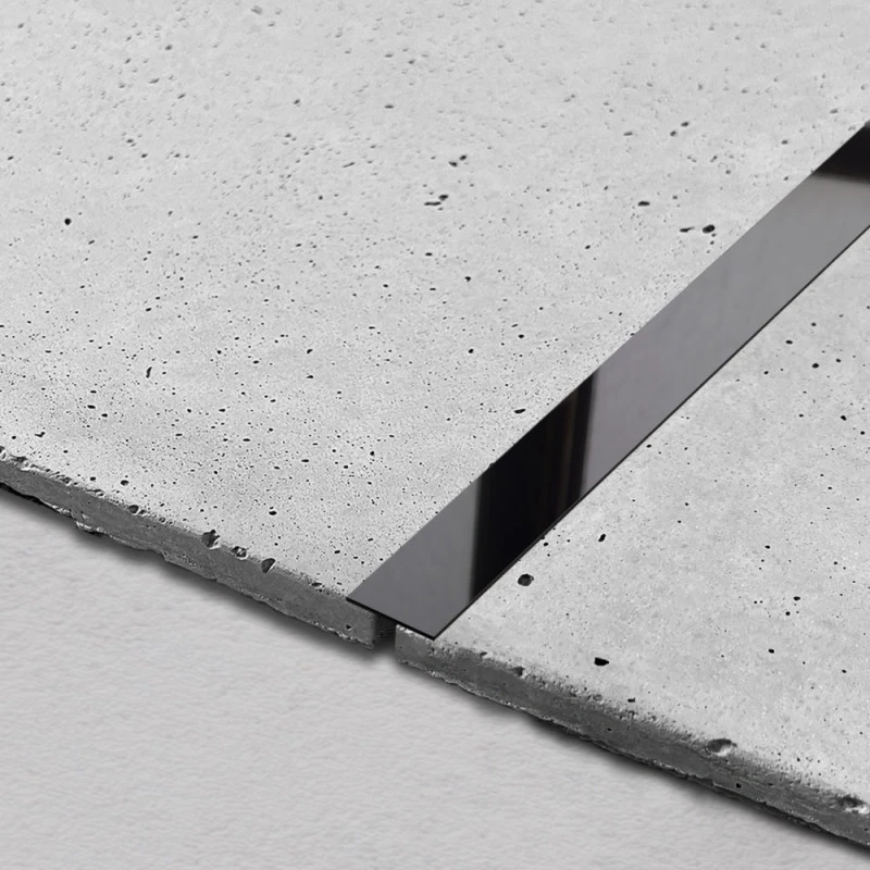 Platbanda inox negru lucios 20 x 2700 x 0.6 mm, profil decorativ