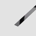 Platbanda inox negru lucios 20 x 2700 x 0.6 mm, profil decorativ