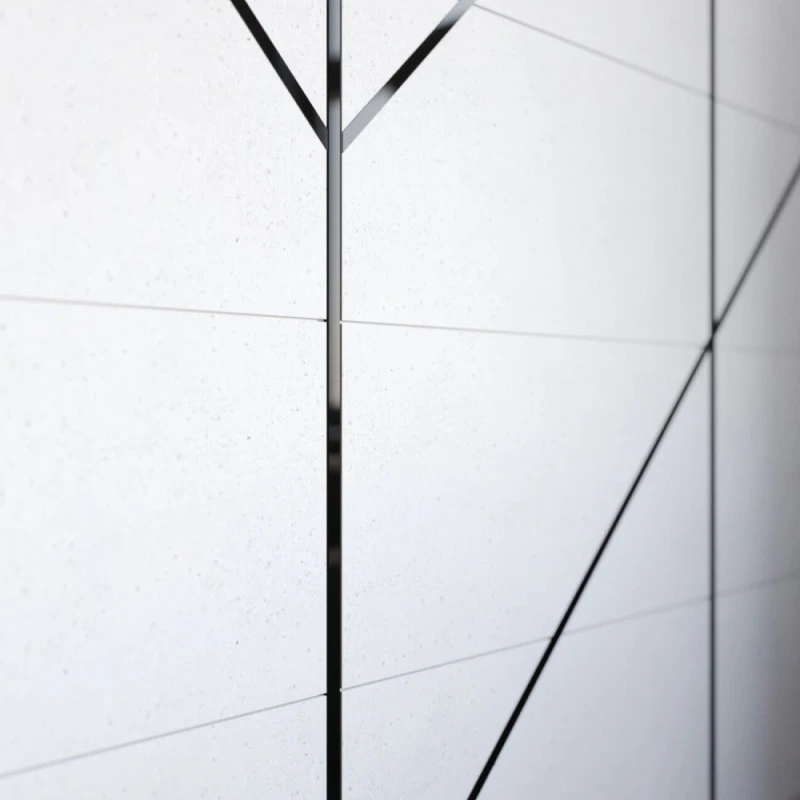 Platbanda inox negru lucios 20 x 2700 x 0.6 mm, profil decorativ