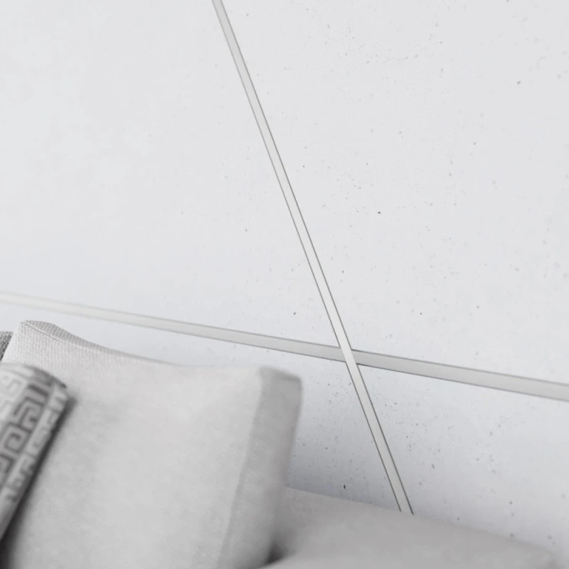 Platbanda inox crom periat 30 mm x 2700 mm x 0.6 mm, profil decorativ