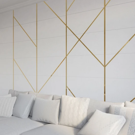 Platbanda inox auriu lucios 50 mm x 0.6 mm x 2700 mm