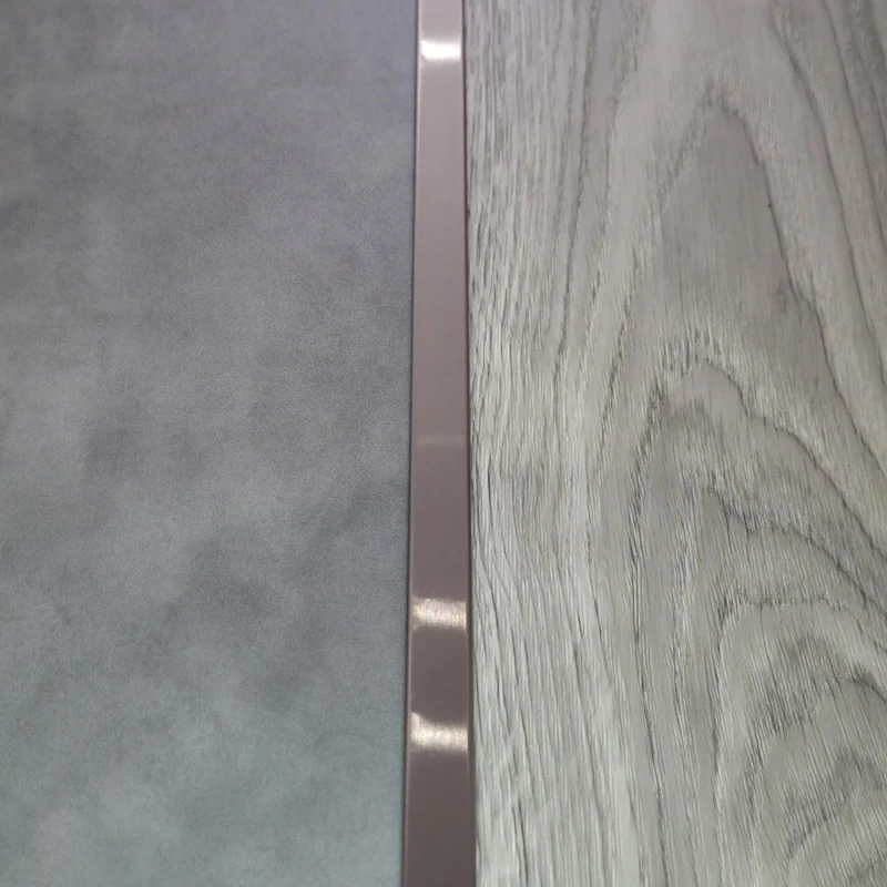 Profil trecere T inox 15x9x2700 mm crom mat / periat - la nivel