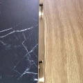Profil trecere T inox 15x9x2700 mm auriu lucios - la nivel