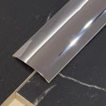 Prag de trecere inox 38 x 2700 mm crom lucios - la nivel - lipire cu adeziv