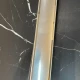 Prag de trecere inox 38 x 2700 mm crom lucios - la nivel - lipire cu adeziv