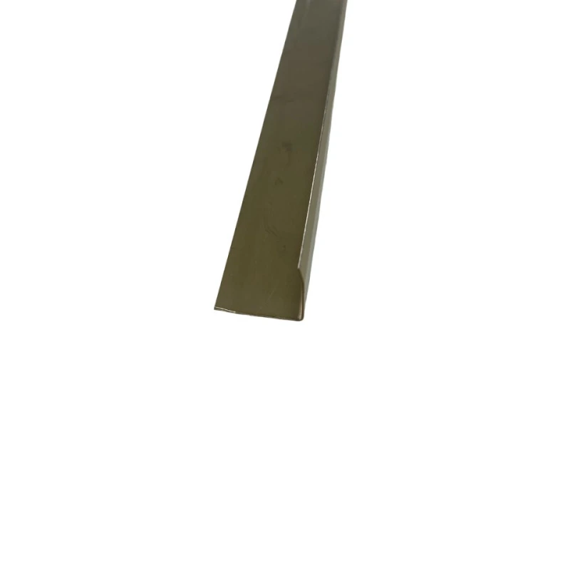 Coltar inox 20x20 mm auriu brush 2700 mm - Profil tip L tesit