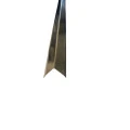 Coltar inox 20x20 mm auriu brush 2700 mm - Profil tip L tesit
