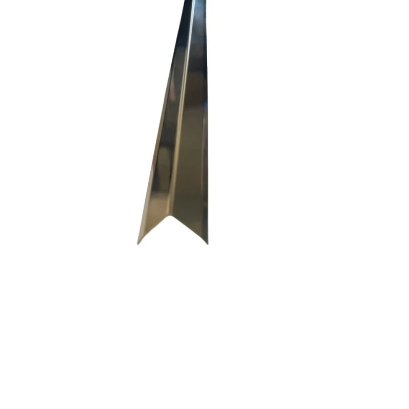 Coltar inox 20x20 mm auriu brush 2700 mm - Profil tip L tesit