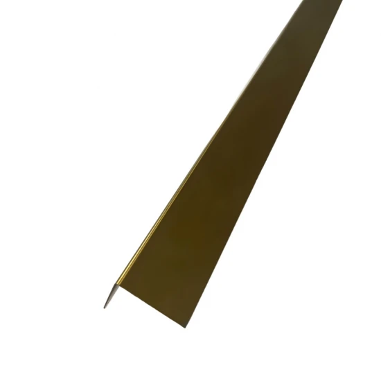 Coltar inox 30x30 mm auriu lucios 2700 mm - Profil tip L