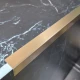 Coltar inox 15 x 15 mm auriu antic - tip L