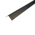 Coltar inox 15x15 mm negru brush 2700 mm - Profil tip L