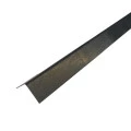 Coltar inox 15x15 mm negru brush 2700 mm - Profil tip L