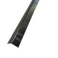Coltar inox 15x15 mm negru brush 2700 mm - Profil tip L