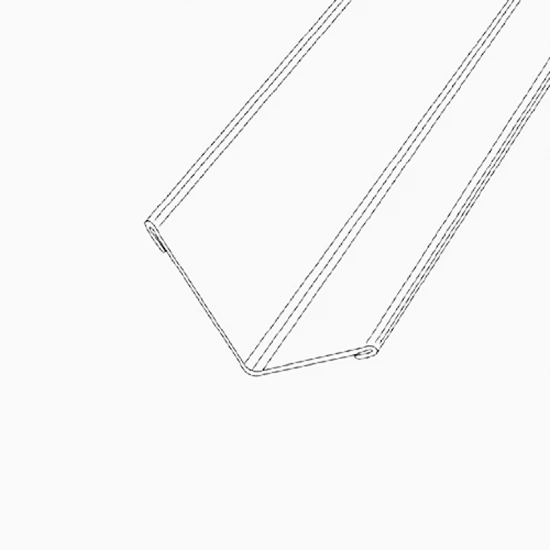 Coltar interior inox 20x20 mm auriu brush 2700 mm - Profil tip L tesit