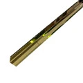 Coltar interior inox 20x20 mm auriu lucios 2700 mm - Profil tip L tesit
