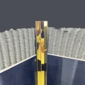 Coltar interior inox 20x20 mm auriu lucios 2700 mm - Profil tip L tesit