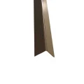 Coltar inox 15x15 mm cupru lucios 2700 mm - Profil tip L