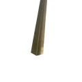 Coltar inox 15x15 mm auriu brush 2700 mm - Profil tip L