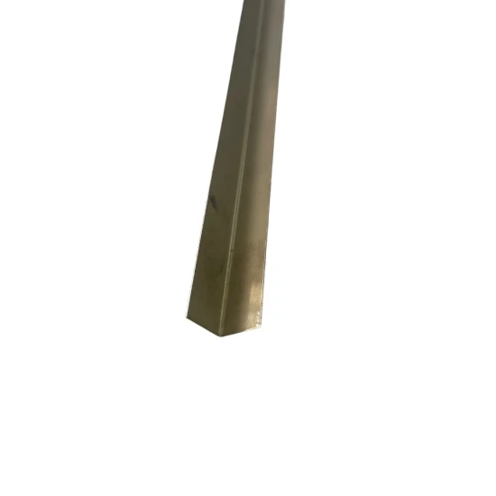 Coltar inox 15x15 mm auriu brush 2700 mm - Profil tip L Coltar inox 15x15 mm auriu brush 2700 mm - Profil tip L