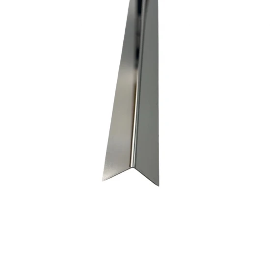 Coltar inox 20x20 mm crom lucios 2700 mm - Profil tip L Coltar inox 20x20 mm crom lucios 2700 mm - Profil tip L