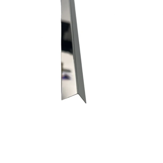 Coltar inox 15x15 mm crom lucios 2700 mm - Profil tip L Coltar inox 15x15 mm crom lucios 2700 mm - Profil tip L