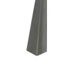 Coltar inox 20x20 mm crom brush 2700 mm - Profil tip L
