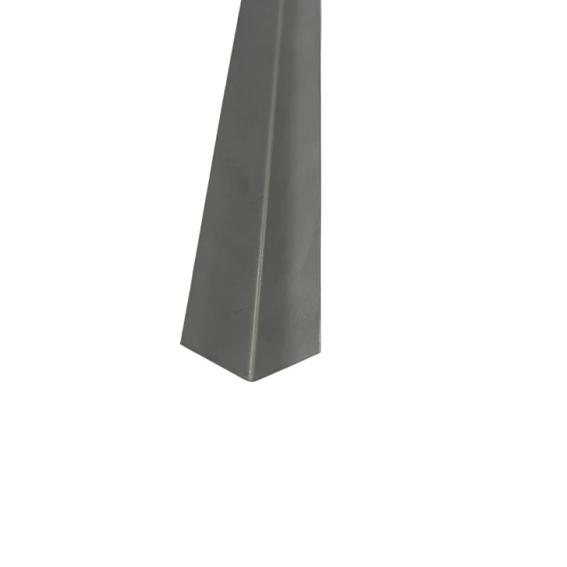 Coltar inox 20x20 mm crom brush 2700 mm - Profil tip L