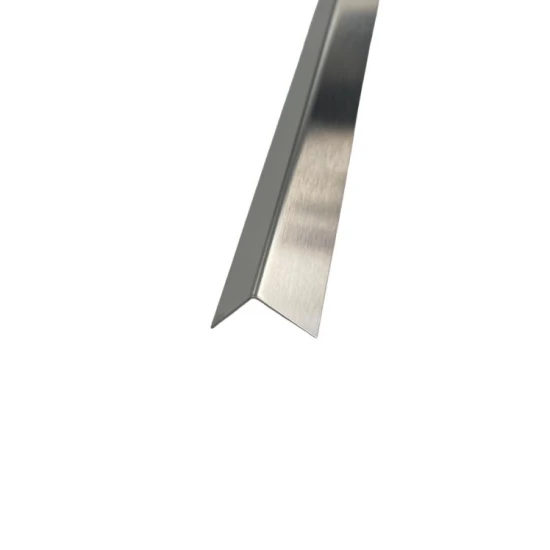 Coltar inox 15x15 mm crom brush 2700 mm - Profil tip L