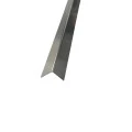 Coltar inox 15x15 mm crom brush 2700 mm - Profil tip L