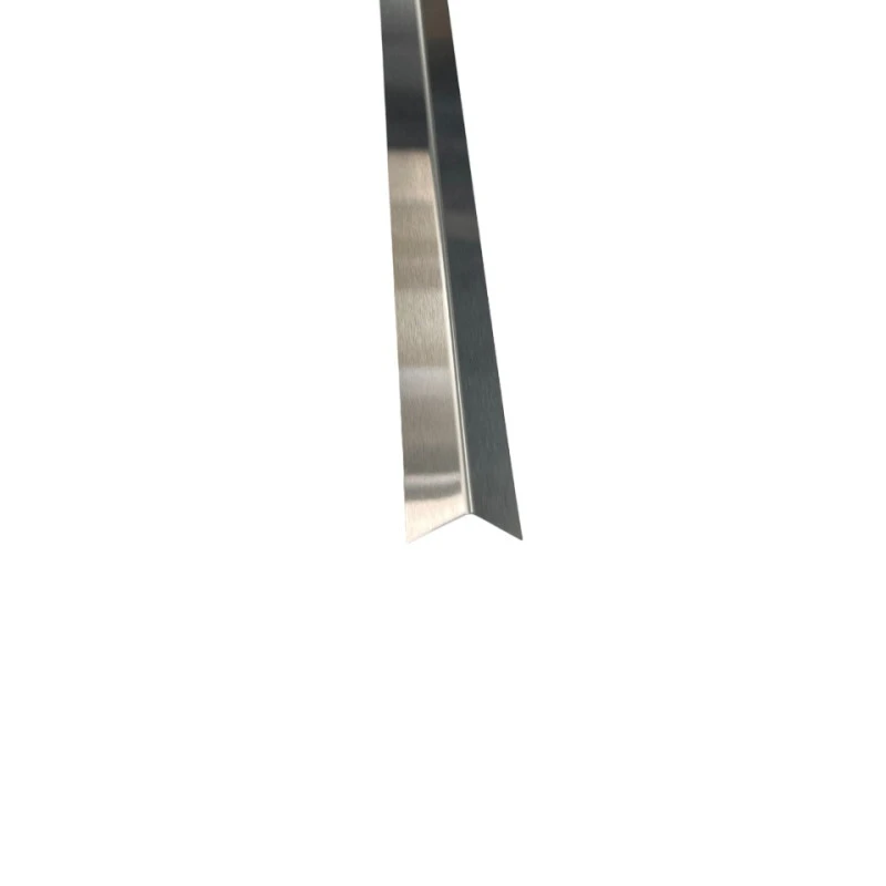 Coltar inox 15x15 mm crom brush 2700 mm - Profil tip L