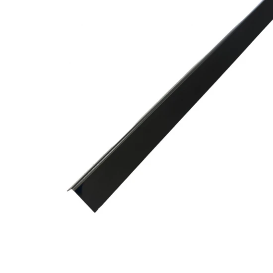 Coltar inox 15x15 mm negru lucios 2700 mm - Profil tip L