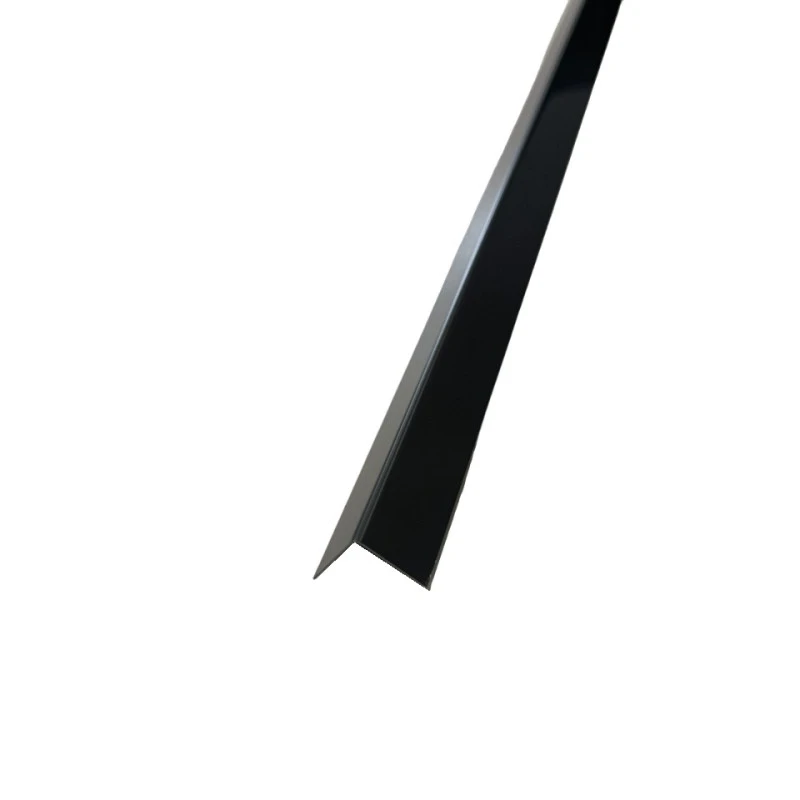 Coltar inox 15x15 mm negru lucios 2700 mm - Profil tip L