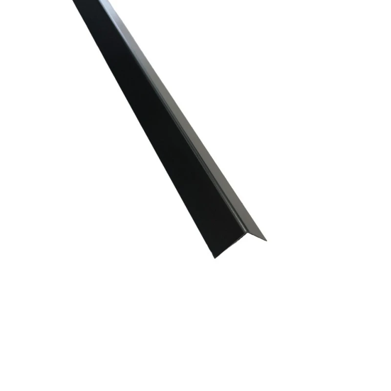 Coltar inox 15x15 mm negru lucios 2700 mm - Profil tip L